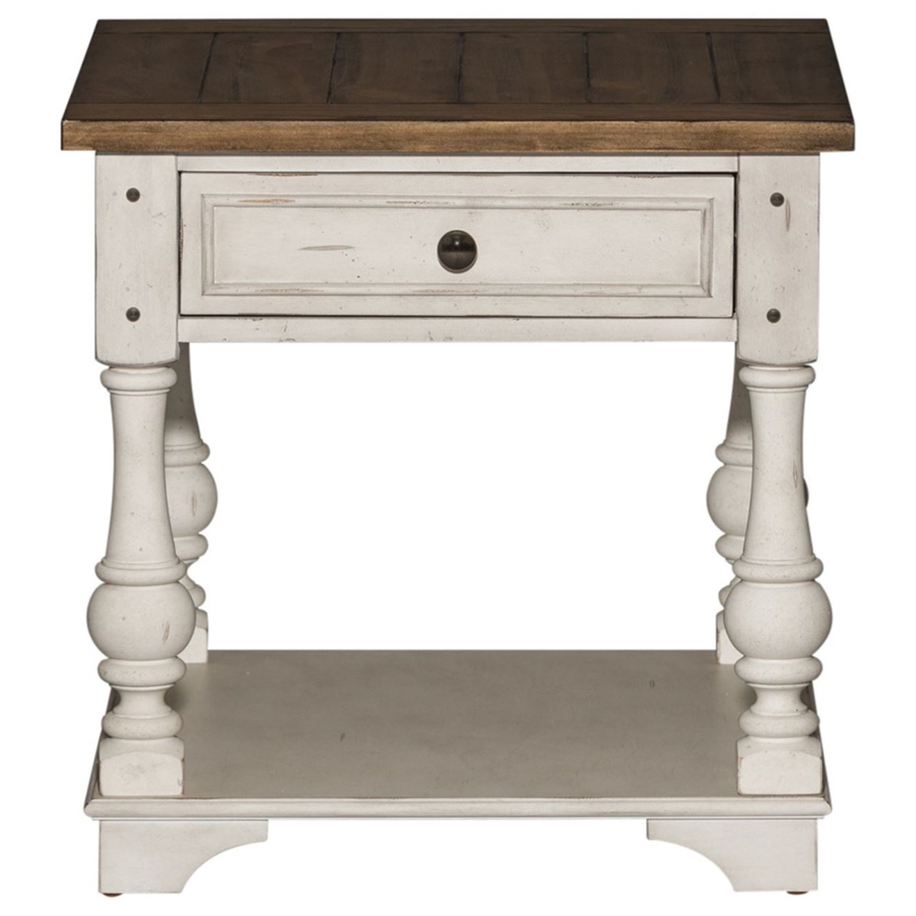 Liberty Furniture Morgan Creek 498 OT1020 Relaxed Vintage End